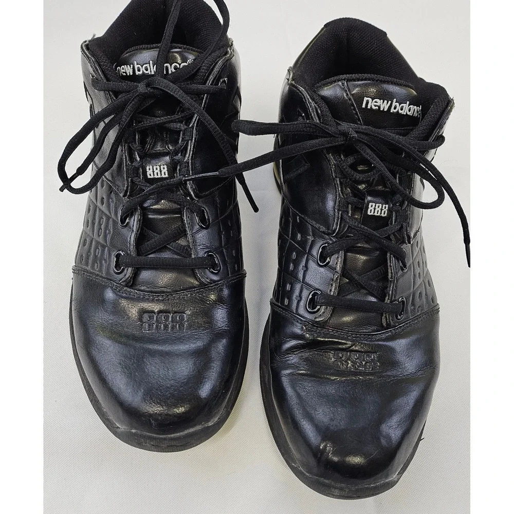 Vtg New Balance 888 Team Basketball Shoes Sneakers Black Leather BB888BP Men 10D